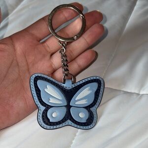 Kate Spade Blue and Pink Butterfly Key Holder